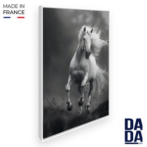 Affiches d'art murales d'animaux de cheval noir, pas de toile