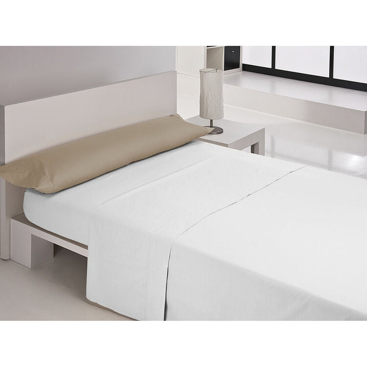 Funda de almohada happy home mix colors tierra cama de 180/200 144 hilos 45 x 100 cm (2 unidades)