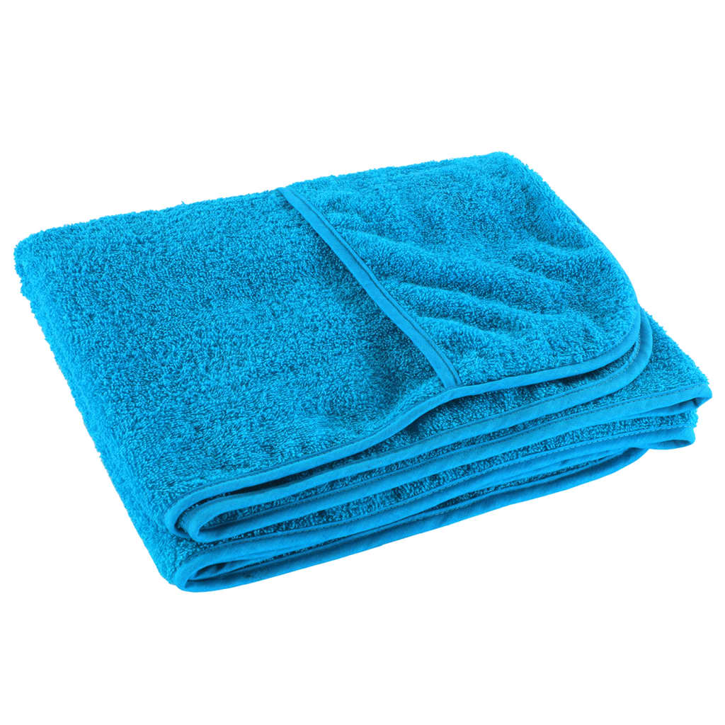 Serviettes de plage 2 pcs tissu turquoise 400 g/m2 60x135 cm - COMFORTXL - 5