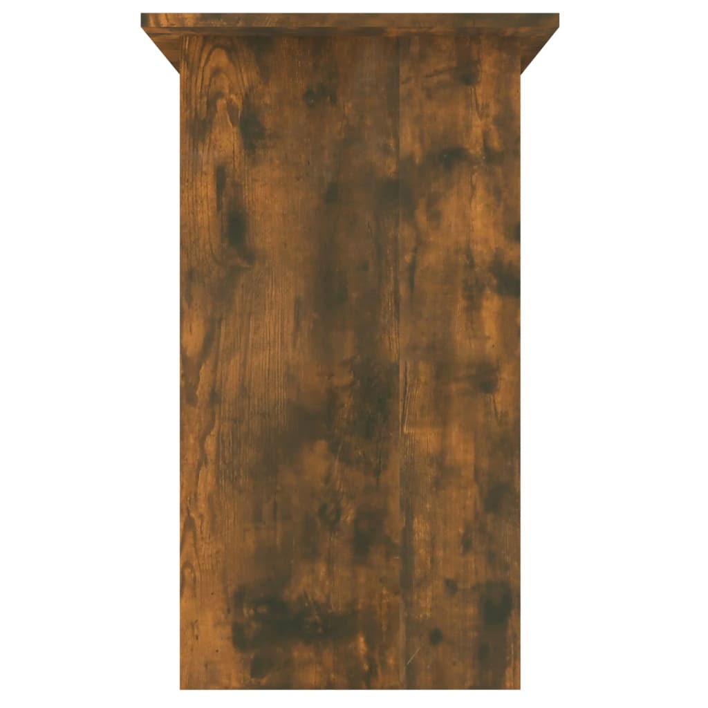 Bureau，Table de travail，Table d'étude Chêne fumé 80x45x74 cm Bois d'ingénierie CWV49343 - 6