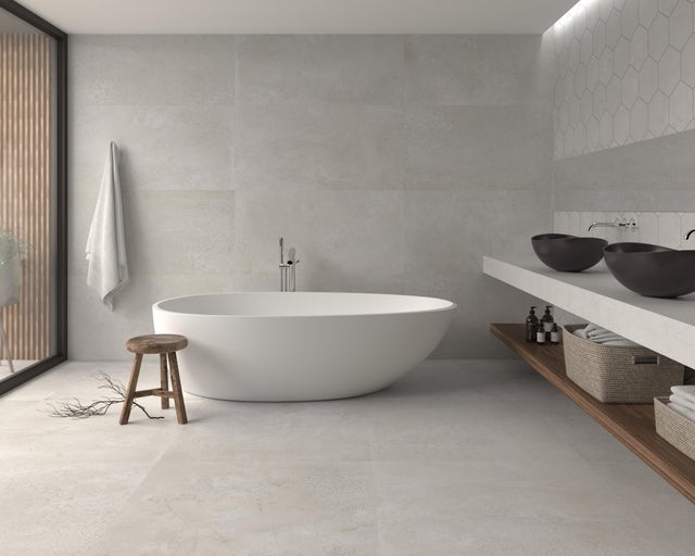 Azulejo porcelánico rectificado: alta durabilidad y fácil limpieza