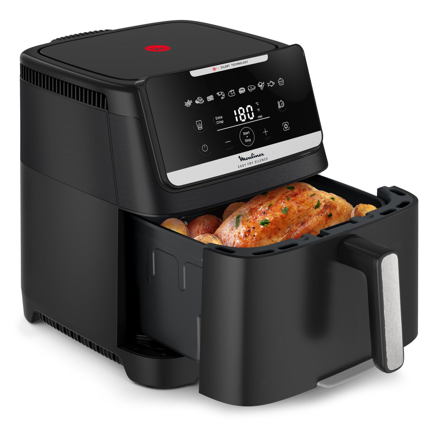 Freidora de aire Moulinex Easy Fry Silence 7 L 1800 W con revestimiento cerámico - Imagen 6