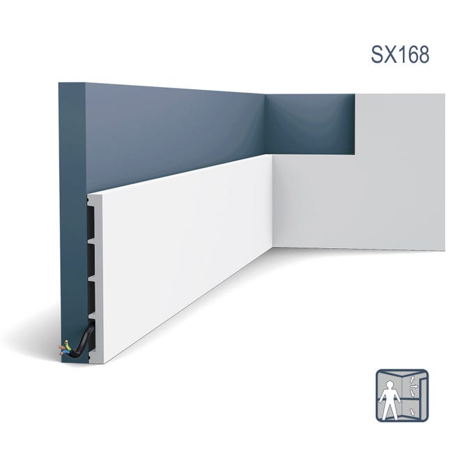 Plinthe Orac Decor SX168 AXXENT SQUARE Plinthe Cimaise Moulure décorative design intemporel Plinthe Orac Decor SX168 AXXENT SQUARE Plinthe Cimaise Moulure décorative design intemporel
