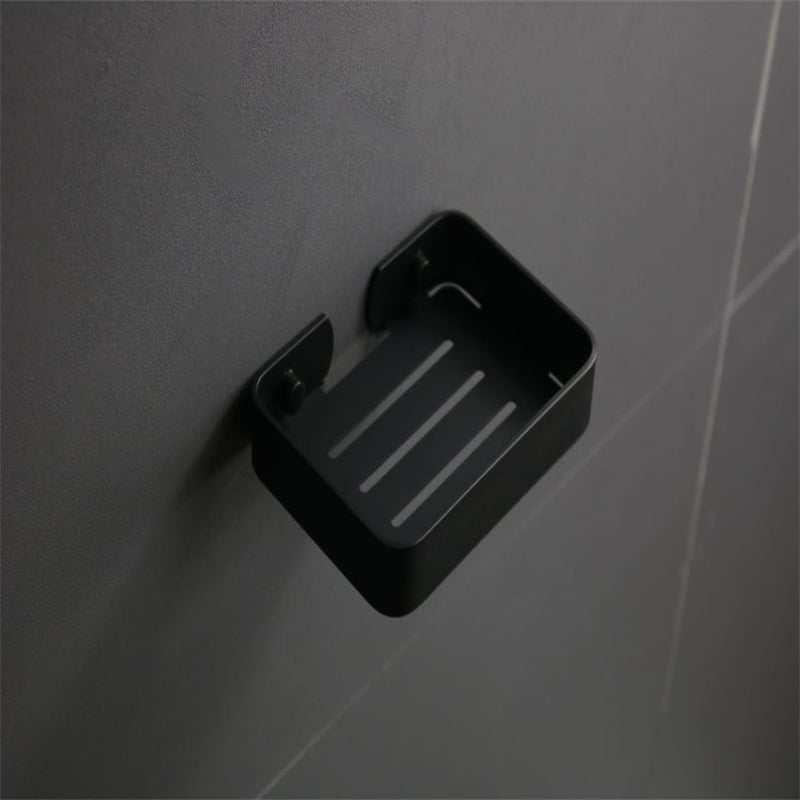 2 Pièces Support De Savon, Porte - Savon Sans Perforation En Acier