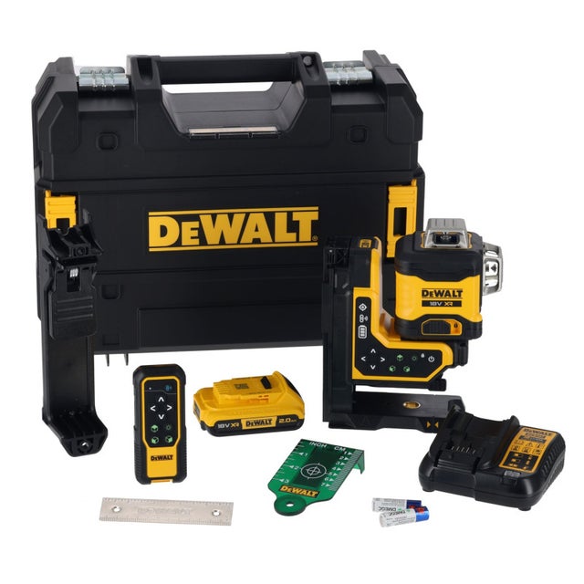 DEWALT Laser multilignes vert 3x360° 18V XR 1x2Ah - DCLE34035D1-QW
