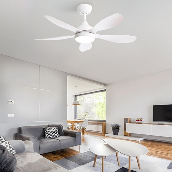 Ventilateur Plafond LED Avec Lumière RGB Et Bluetooth - Parleur Intégré, Télécommande, Silencieux, Réglable - Pour Salon, Chambre, Salle De Jeux