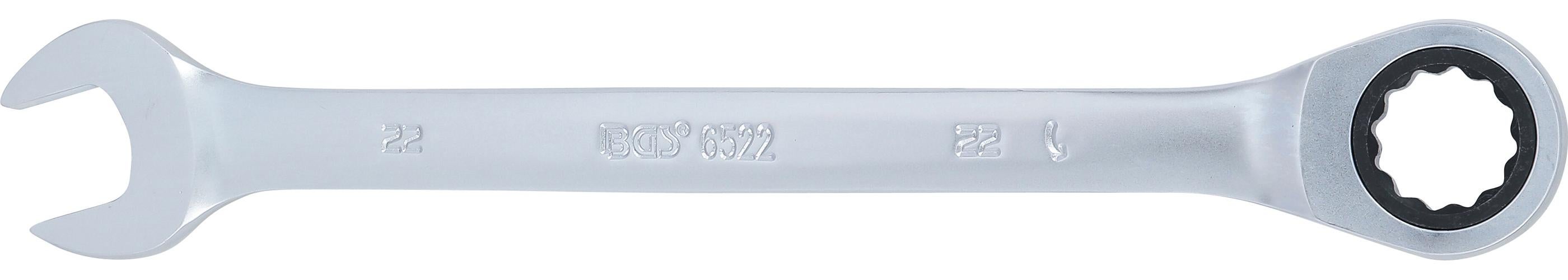 Clé mixte à cliquet | 22 mm - 4