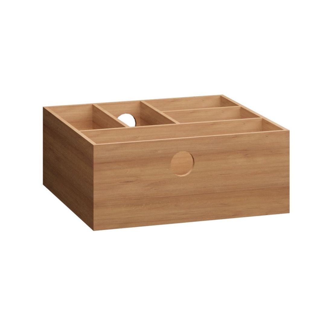 Organizer do szuflady 23x25 cm drewniany bukowy