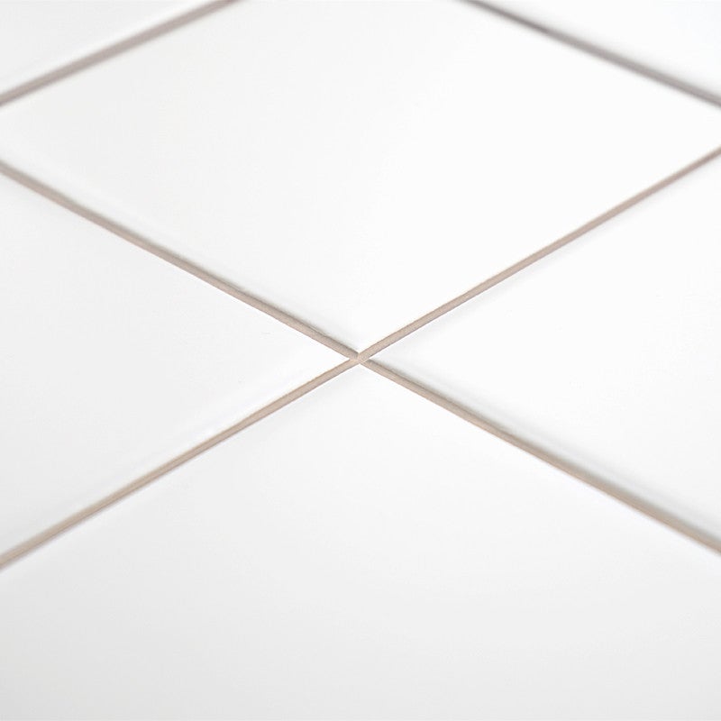 Pure Blanc Mat 20x20 PRÉDÉCOUPÉ (10x10) - 4