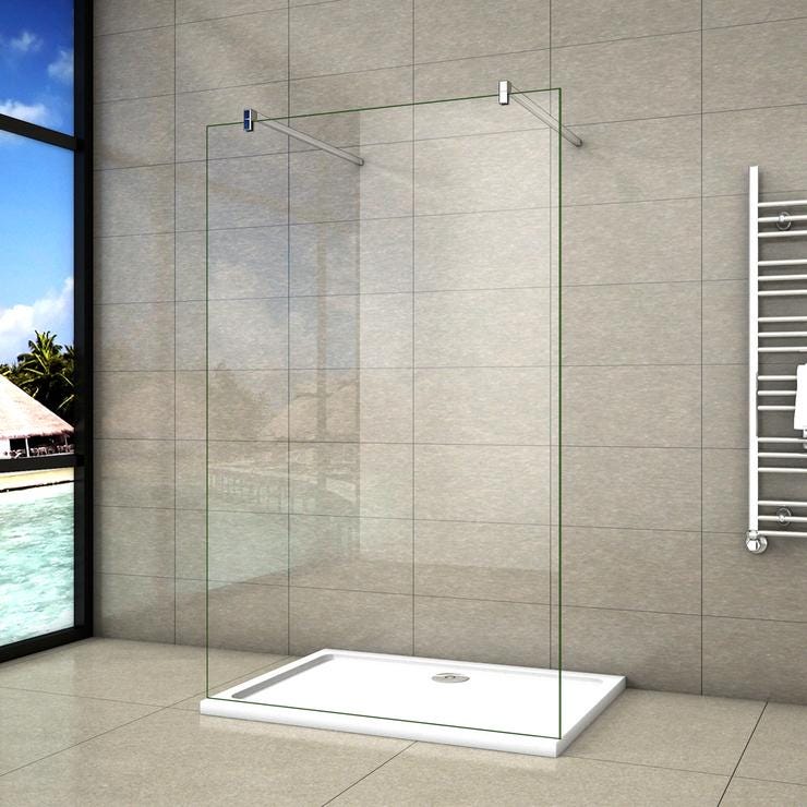 Standard Douche Aica Paroi De Douche 137,7x200cm L’ouverture Des Deux Côtés Douche À L ...