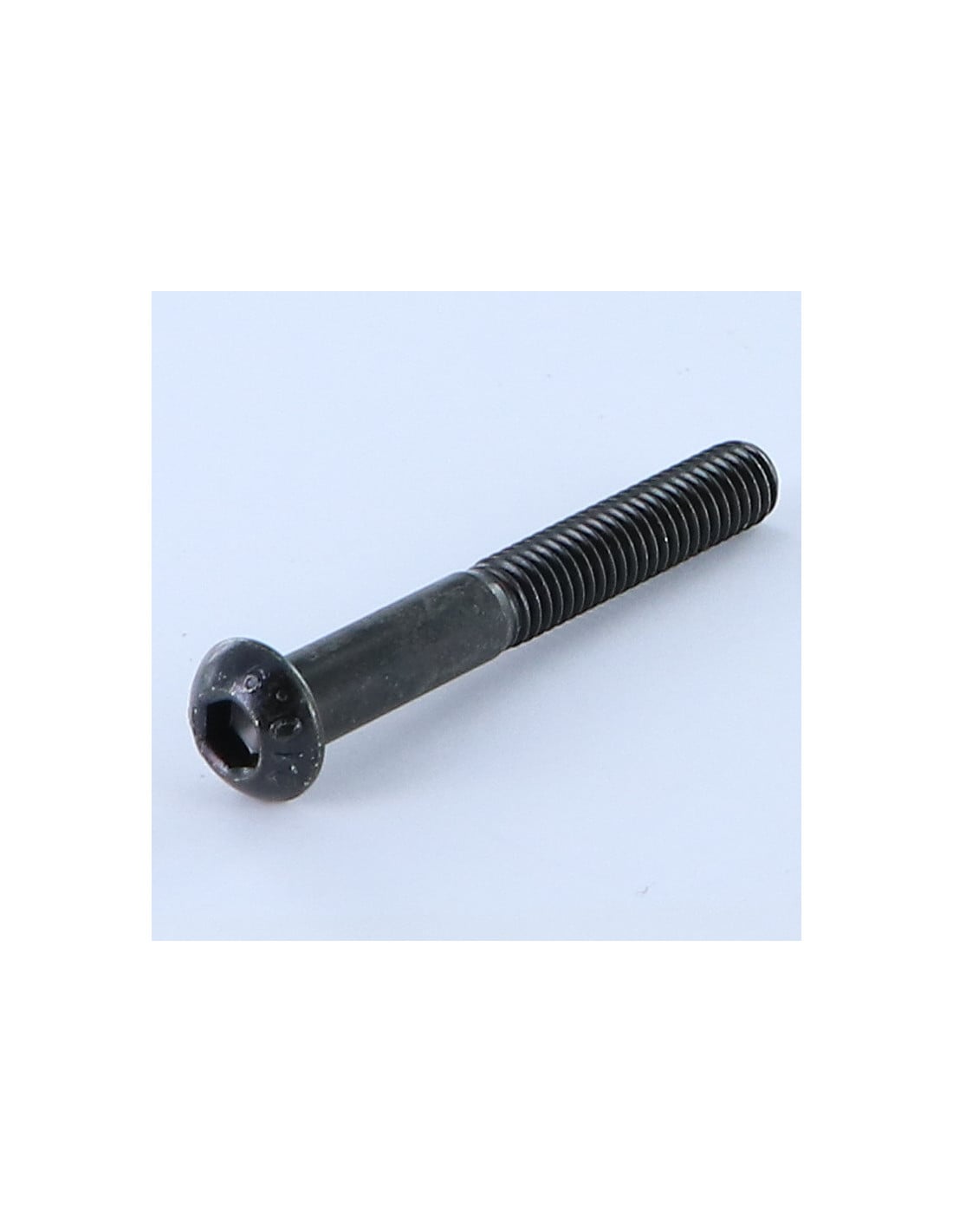 Vis métaux BHC (Tête Bombée Hexagonal creux) M5X35 Filetage partiel Classe 10.9 Clé de 3 HC3 Acier zingué noir-1 pièce - 4