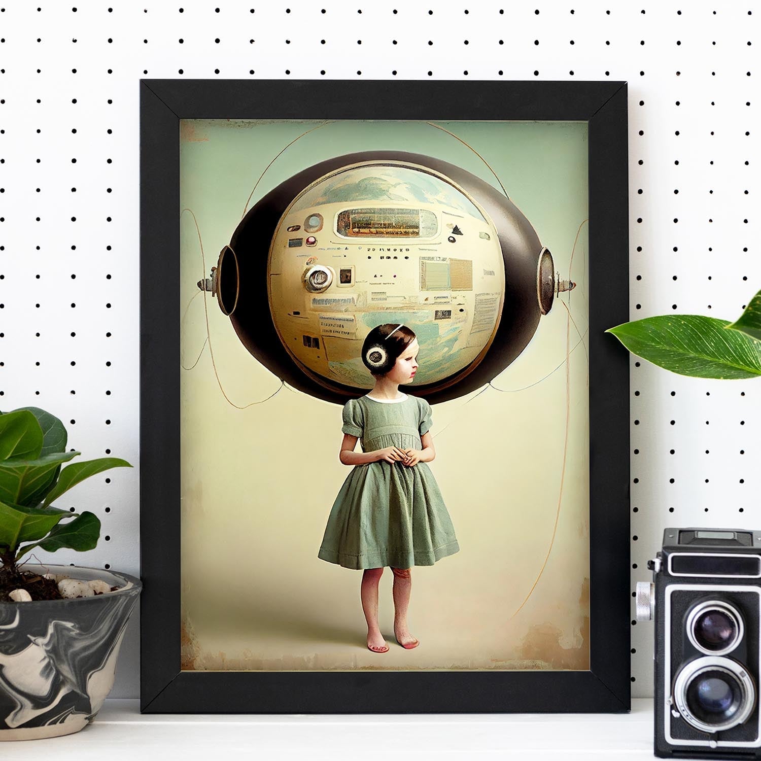 Nacnic Il Y A Des Possibilités Vintage Étranges Infinies 121 Impressions D'art Mural Esthétiques Pour La Conception De La Chambre Ou Cadre En Bois A3 - 2