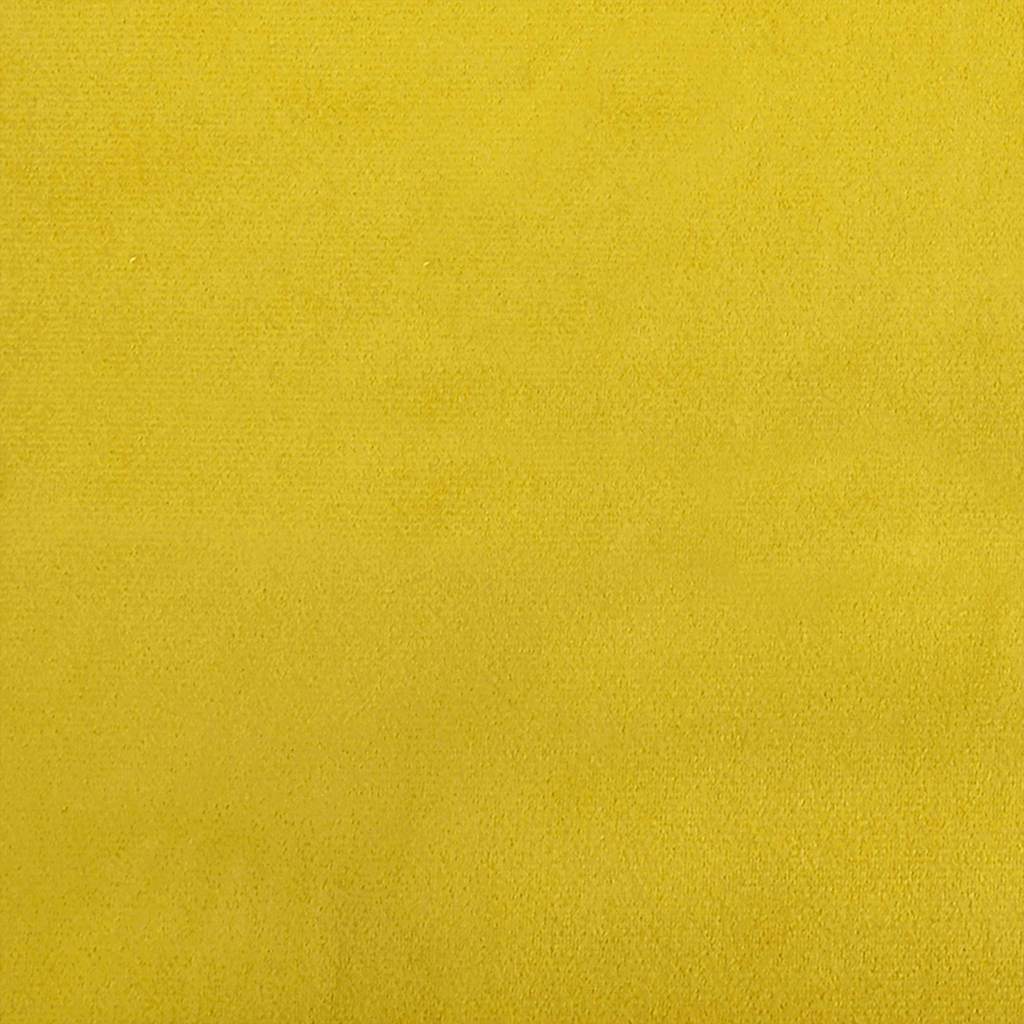 Cojines de asiento de 2 piezas de terciopelo amarillo, Ø 50 × 19 cm - 8