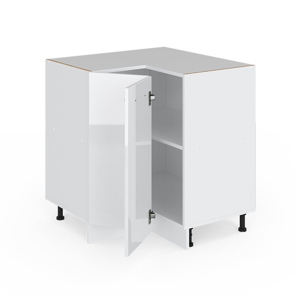 Vicco Universal Armoire dangle R-Line, Blanc Haute brillance, 75.6cm avec porte, sans PT - 5