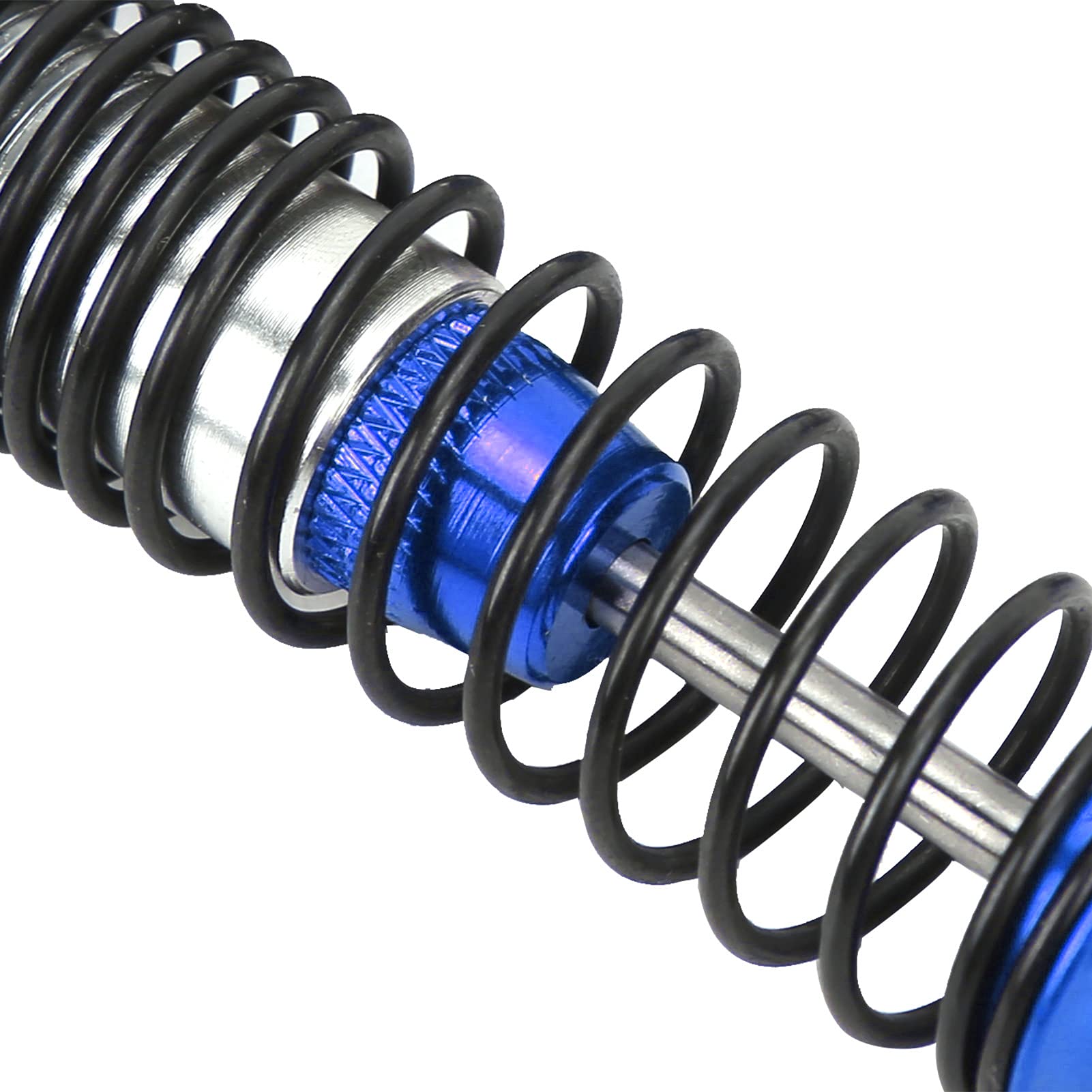 Lot de 2 amortisseurs en métal RC 100 mm pour voiture RC HSP / RGT / Himoto / Redcat 1/10 (bleu foncé) - COMFORTXL - 8