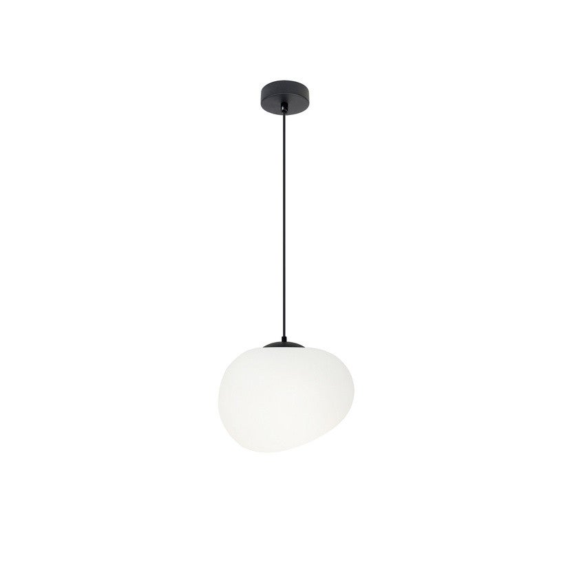 Lampa wisząca Stones biało-czarna 1xE27x40W wym: 120 x 20 x 20 cm akryl Candellux