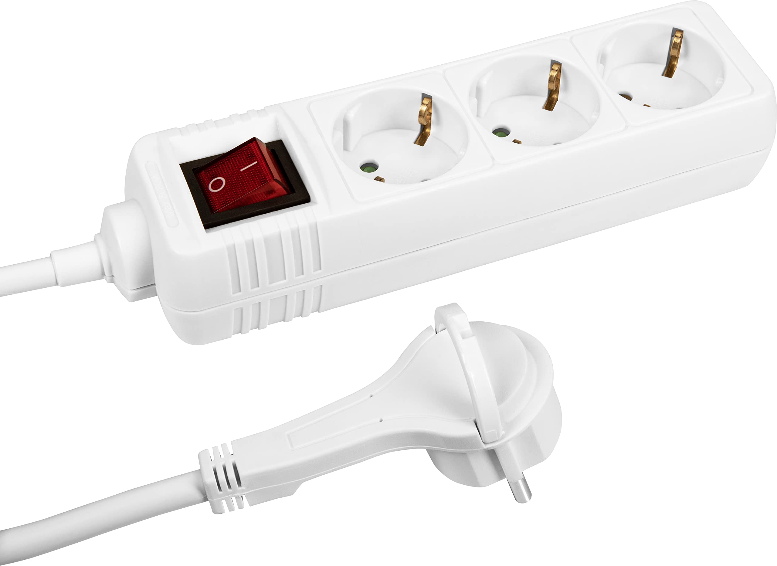 Presa da tavolo con USB C, 3 prese da incasso con cavo da 2 m, presa