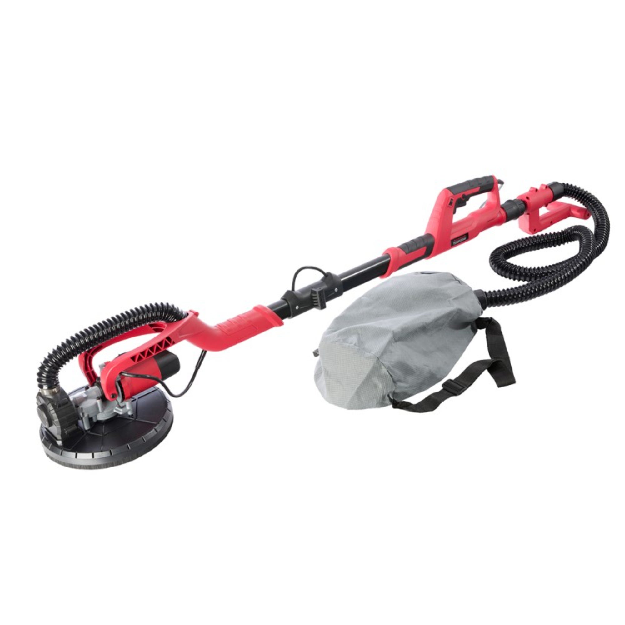 AREBOS Ponceuse Girafe Ponceuse à bras 750 watt Ø 225 mm régulation de vitesse système d’aspiration intégré 6 disques abrasifs boîte inclus - 8