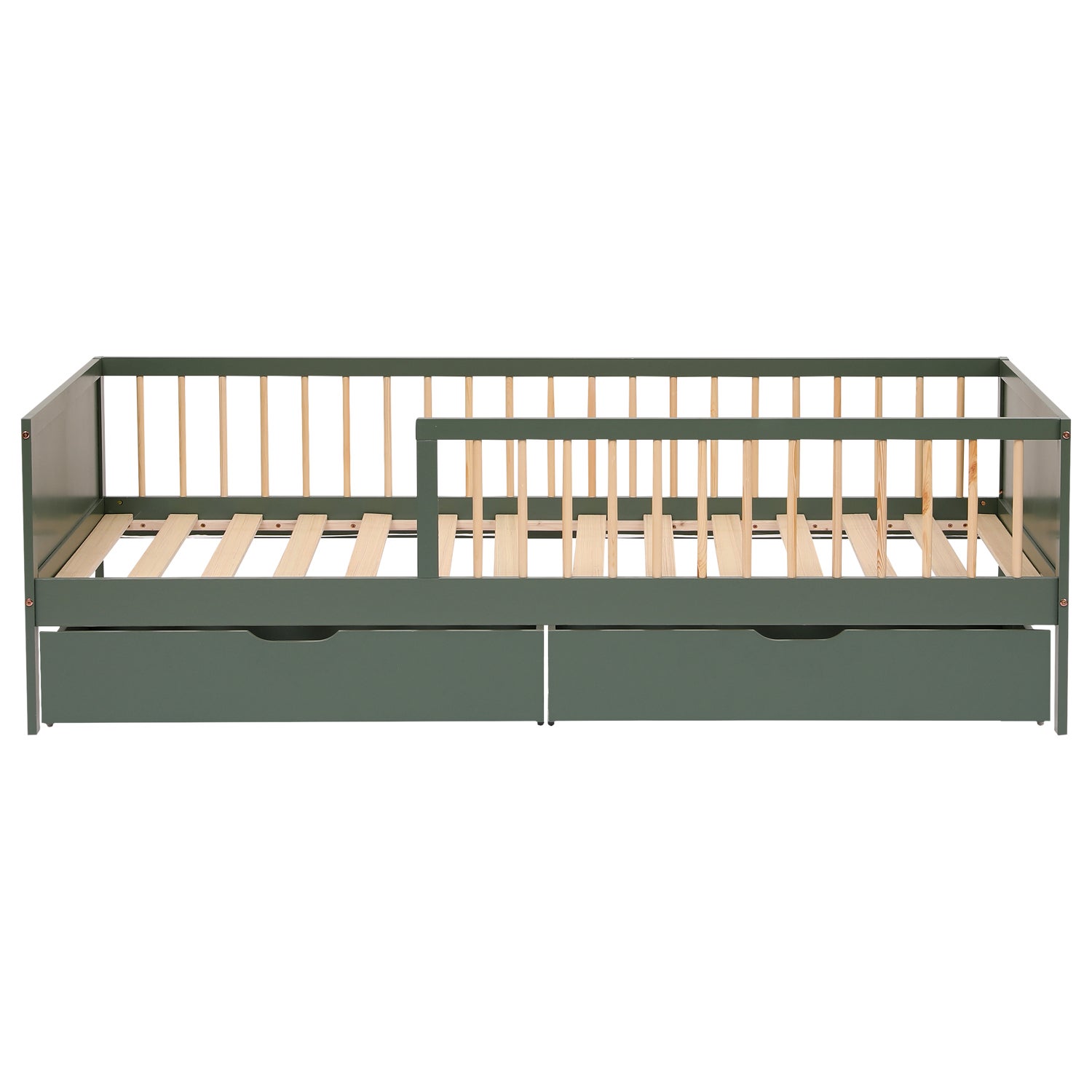 Lit pour enfant vert 1 place ADAM - 4