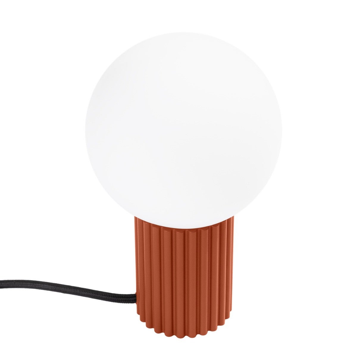 Lampa biurkowa nowoczesna HALO ochra czerwono-biała 1xG9x8W Sollux Lighting