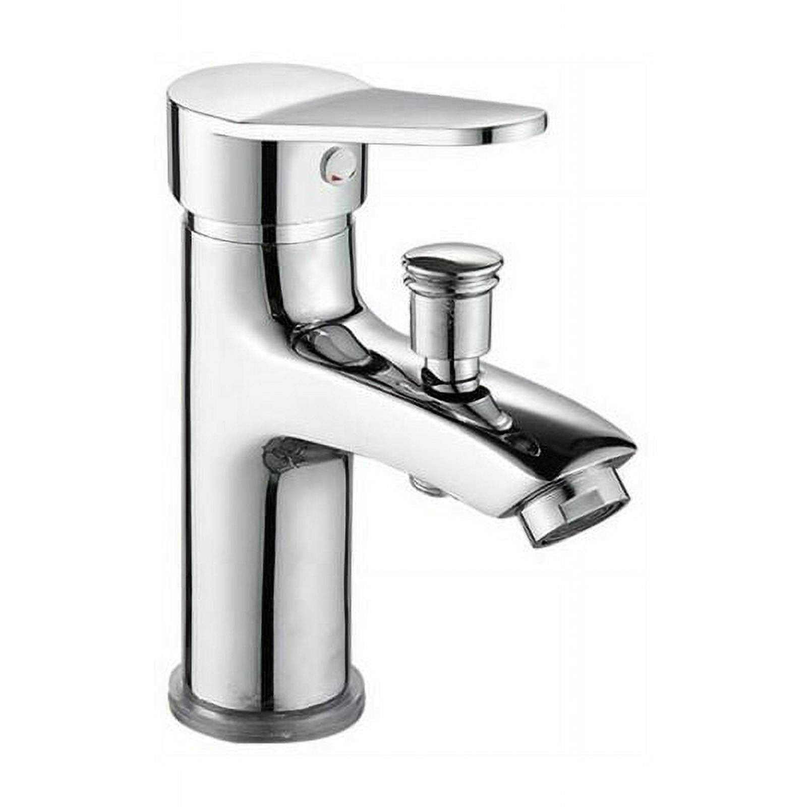 Mélangeur bain/douche, chromé à trou unique, monocomande | Leroy Merlin