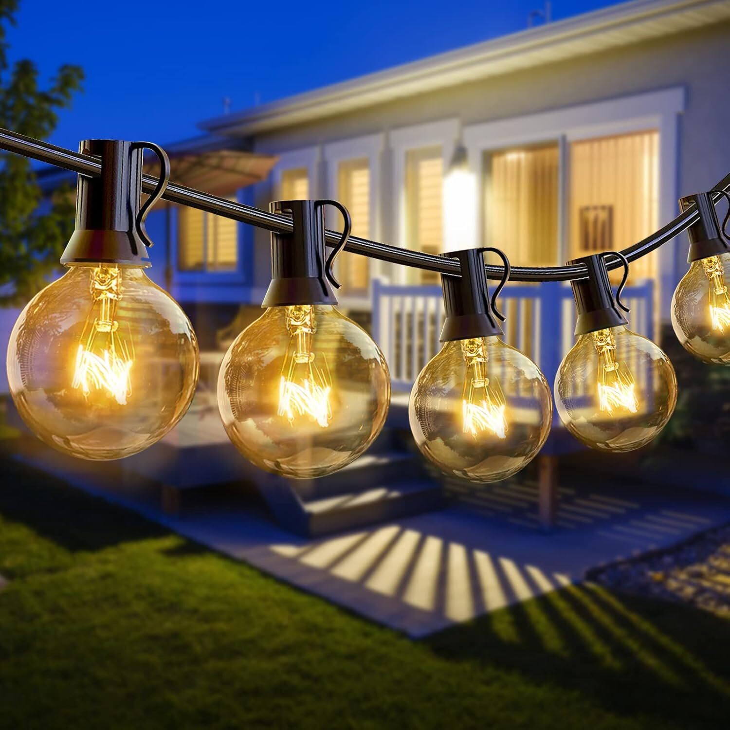 Guirlande LED Crabe KONTONTY – 20 Lumières Fantaisie Rouge, Décoration Jardin, Chambre, Thème Mer Sans Pile (3xAA)