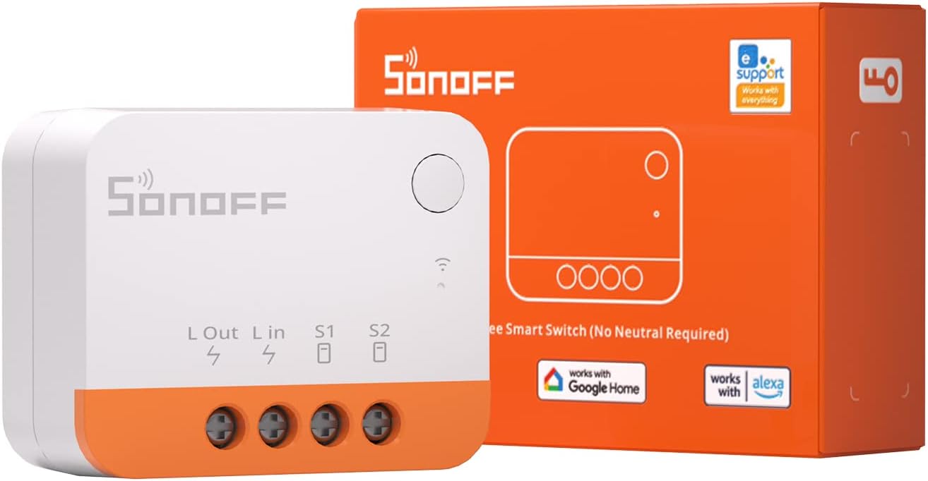 Inteligentny Przełącznik Sonoff ZigBee Sterowanie Głosowe Monitor Energii