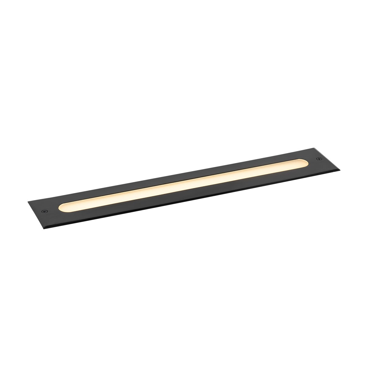 Qazqa nowoczesny reflektor gruntowy zewnętrzny do ogród - Eline - czarny, led zintegrowana 20w zestawie, Integrated led, 50cm