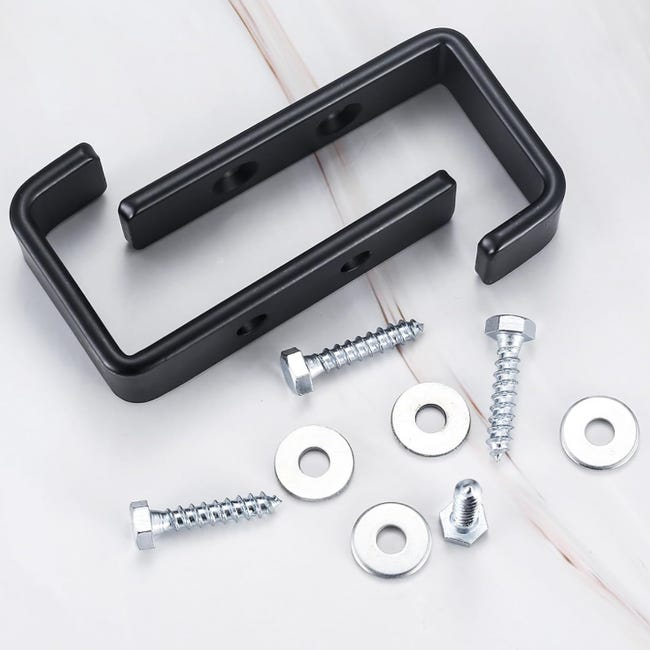 Ganci tendi fettuccia, 4 pezzi, per pali di tenda fino a 10 mm di spessore e 20 mm di larghezza, plastica ABS nera, ganci per tenda da esterno, tenda da sole Ganci tendi fettuccia, 4 pezzi, per pali di tenda fino a 10 mm di spessore e 20 mm di larghezza, plastica ABS nera, ganci per tenda da esterno, tenda da sole