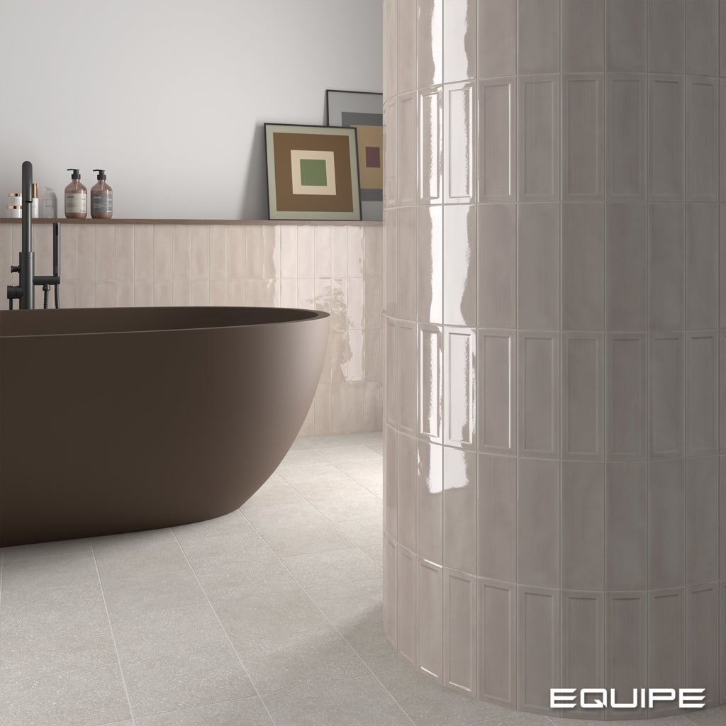 Faïence Murale Style Métro Beige Brillant ISLAND 6,5x20 cm 3D Dorian (0 ...