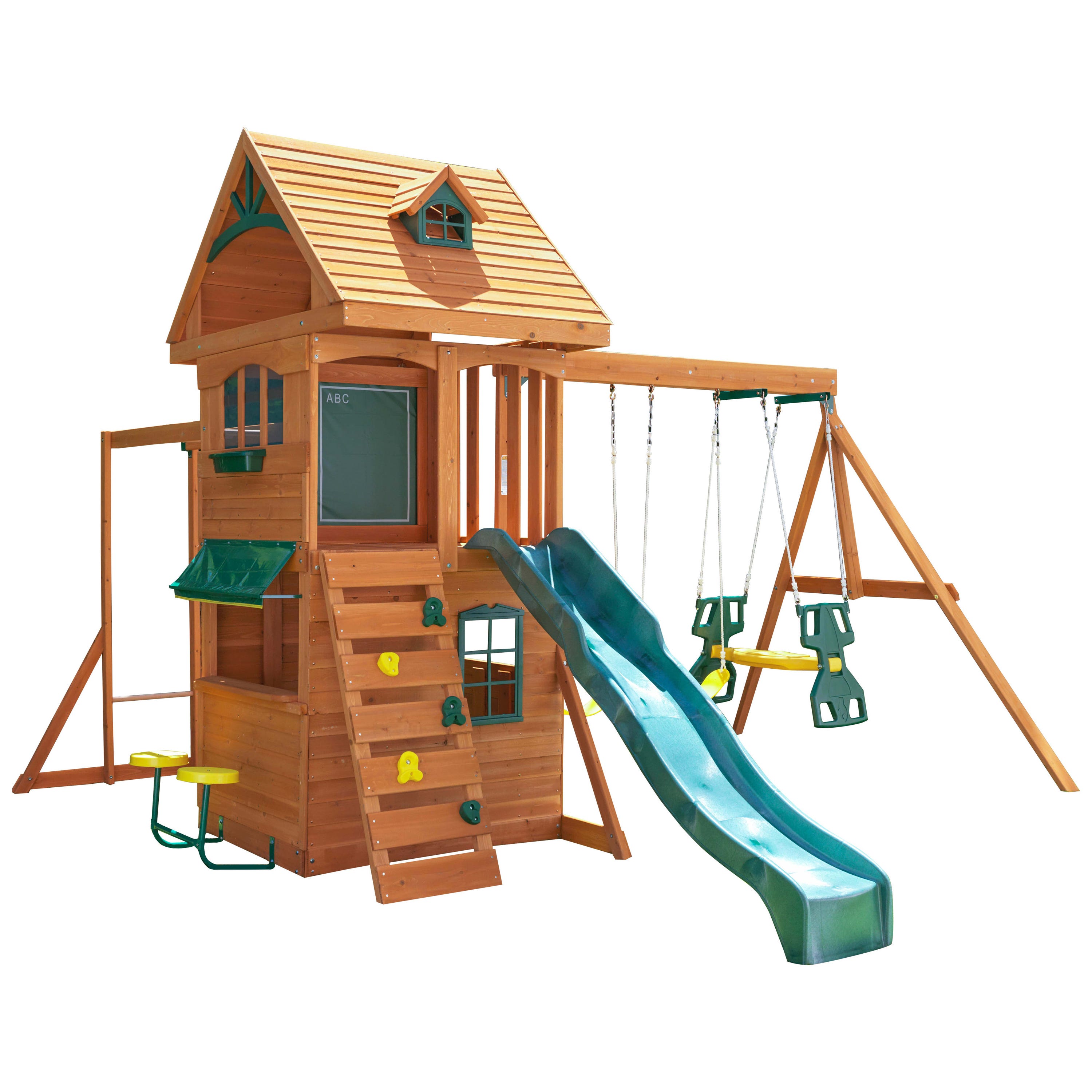 Aire de jeux Funny 3 avec Toboggan, Mur d'Escalade et 2 Balançoires Fungoo | King Jouet France - Aires de jeux Aire de jeux Funny 3 avec Toboggan, Mur d'Escalade et 2 Balançoires Fungoo | King Jouet France - Aires de jeux