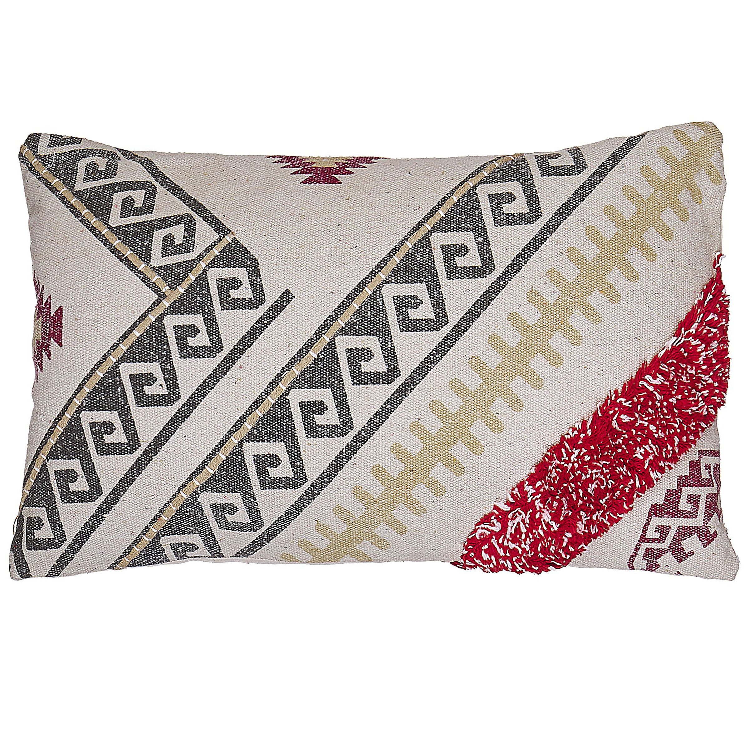 Cuscino Decorativo KARE DESIGN Waves Multi 45x45 Cm - Stile Boho Con Motivo Onde Colorate - Foto 4