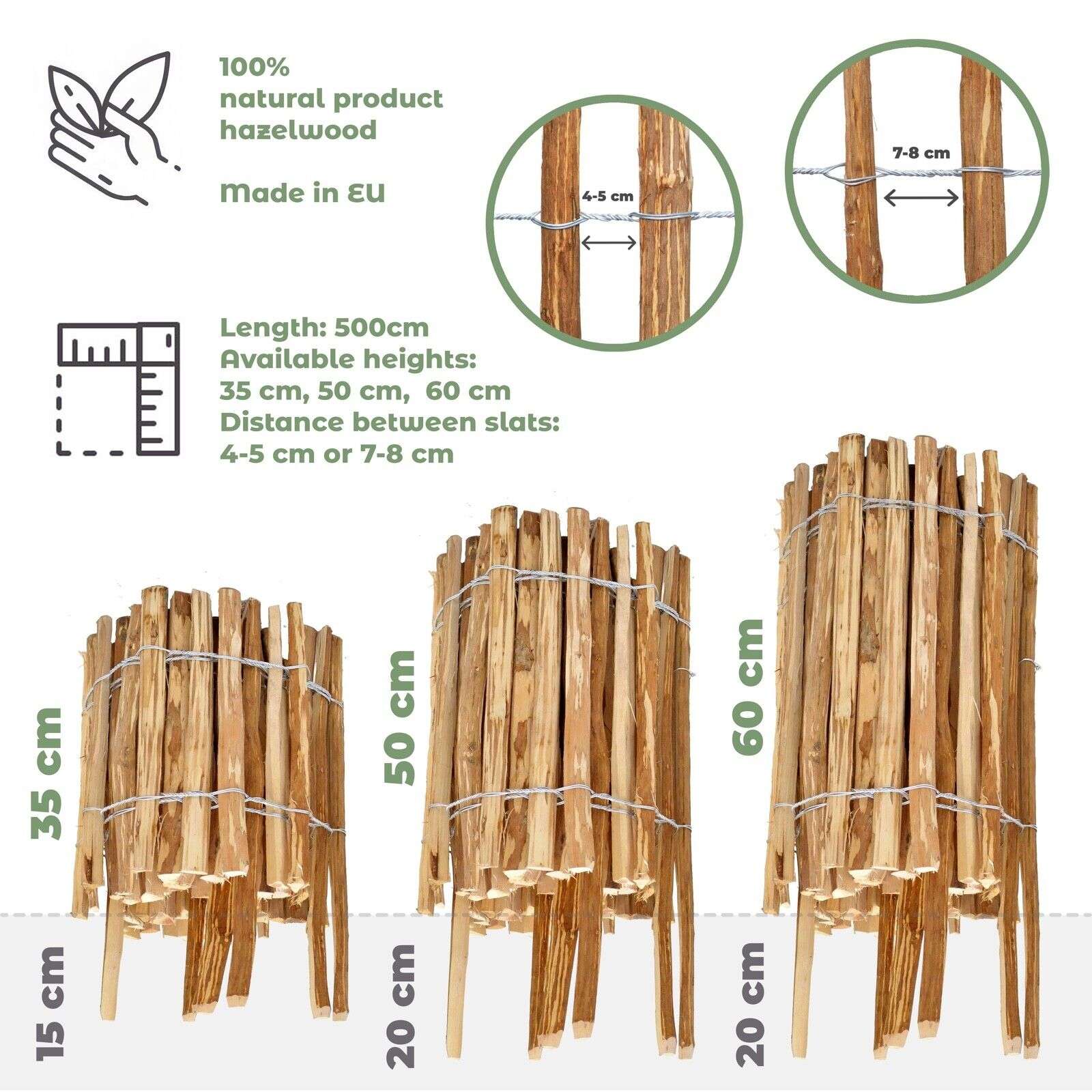 BOGATECO Cl ture En Rouleau Noisetier En Bois Naturel Impr gn 50 Cm bogateco-cl-ture-en-rouleau-noisetier-en-bois-naturel-impr-gn-50-cm