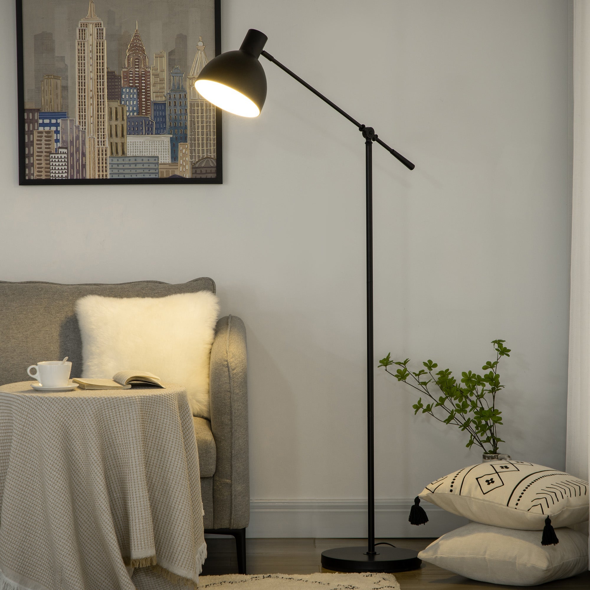 Lampadaire LED 10W blanc chaud à intensité variable pour intérieur, chambre, restaurant - 2