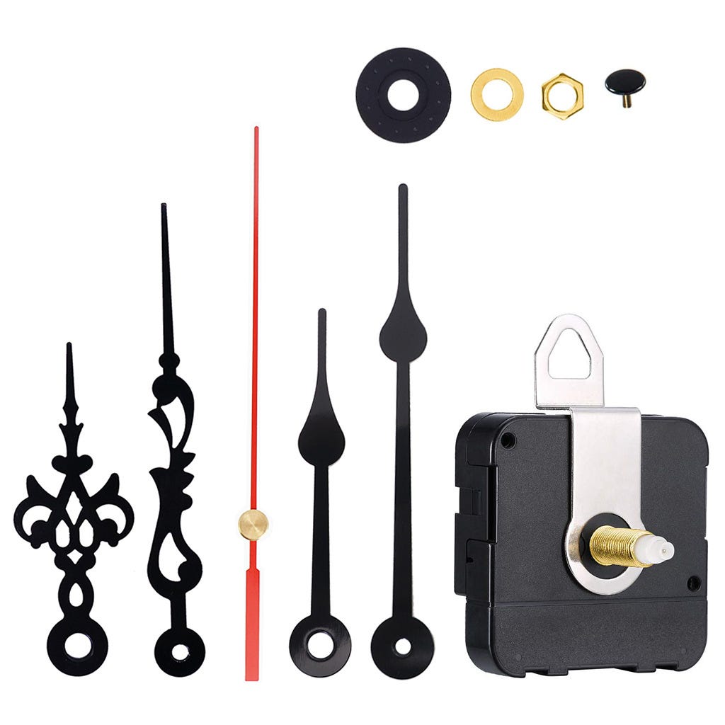 Kit Meccanismo Orologio Alimentato a Batteria, Sostituzione Movimento Kit Meccanismo Orologio Alimentato a Batteria, Sostituzione Movimento