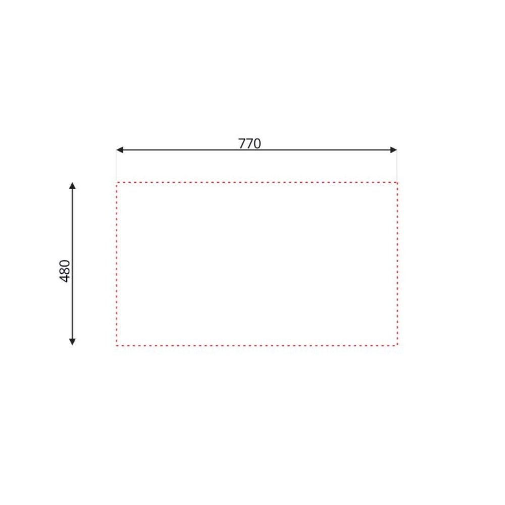 Lavello incasso cucina acciaio 79x50 cm una vasca e gocciolatoio sinistro Classic 273SX - 6