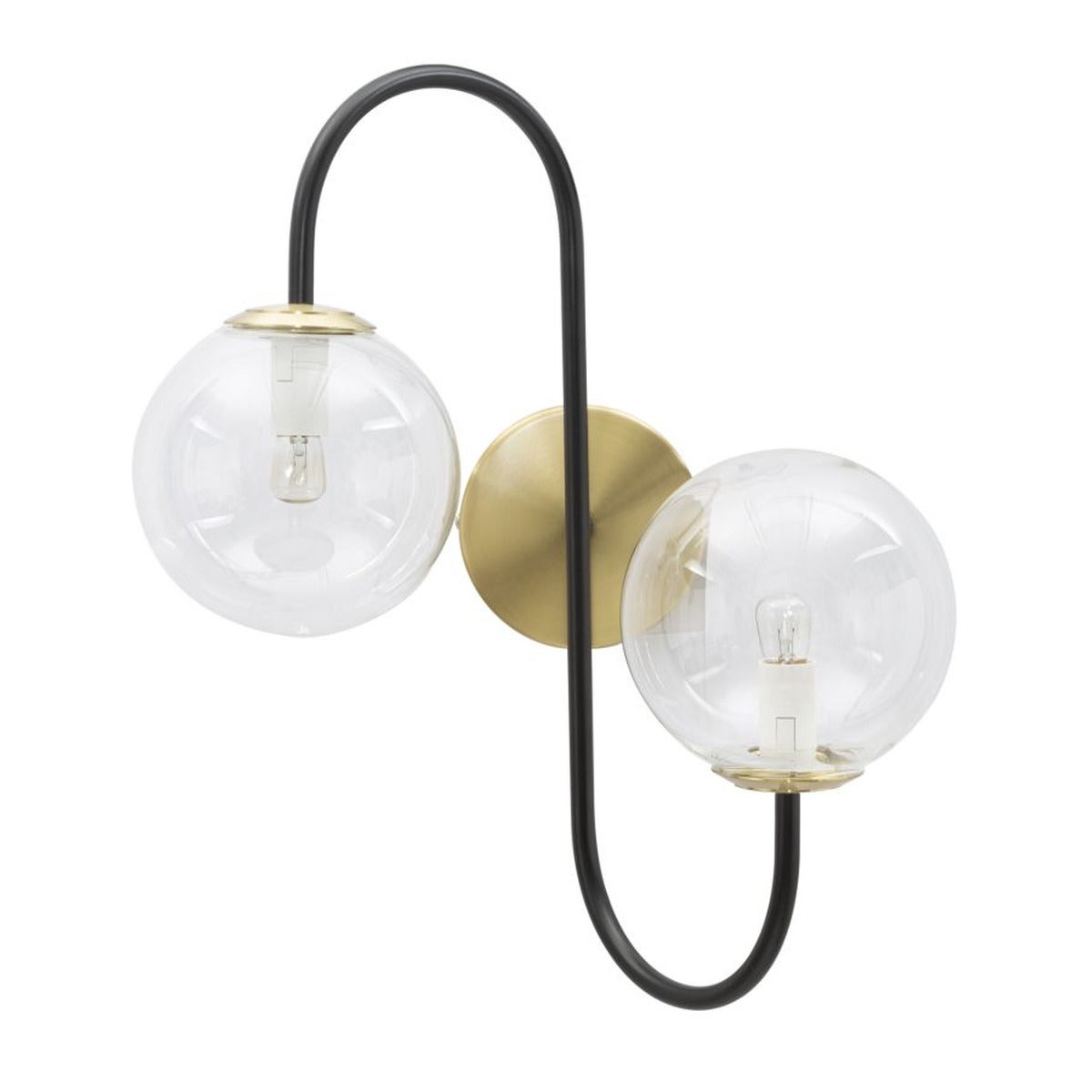 Lampa ścienna Vespera, Metal, Czarny, Seven Design