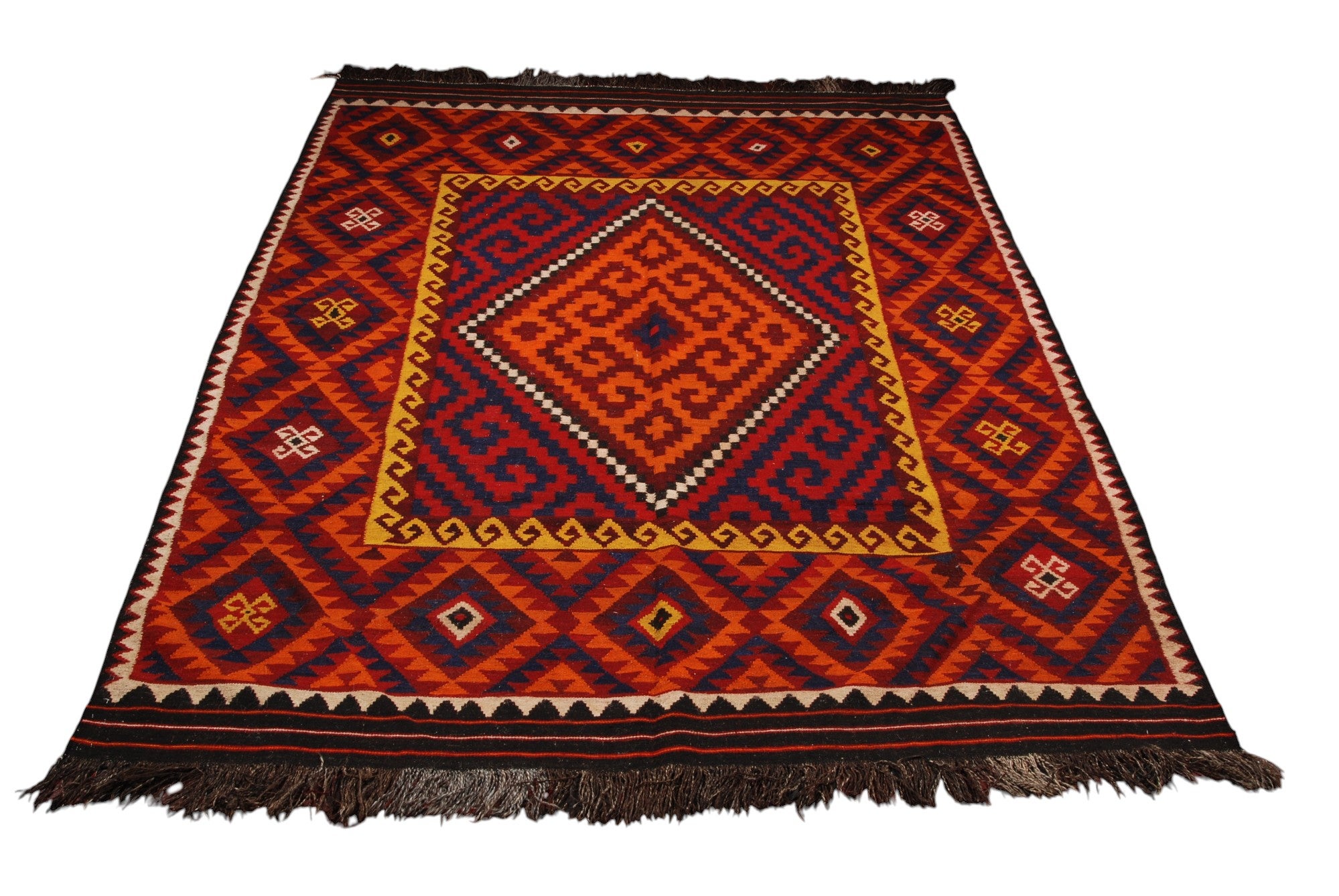 Oryginalny ręcznie robiony kilim - 310x215 cm (GalleriaFarah1970)