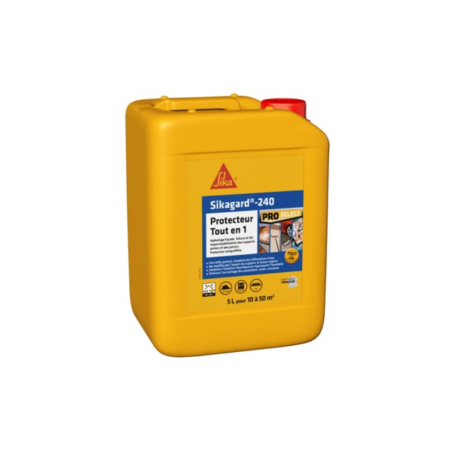 Protection hydrofuge SIKA - Sikagard-240 Protecteur Tout en 1 - 5L