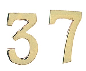 Chiffre De Maison En Laiton Massif Numéro 6 – Style Antique, 3x1.75 Pouces (avec Vis)