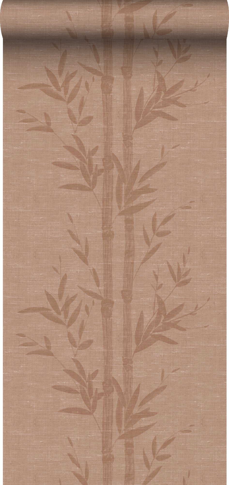 Tapeta bambus terakoty różowej - 50 x 900 cm - ORIGIN