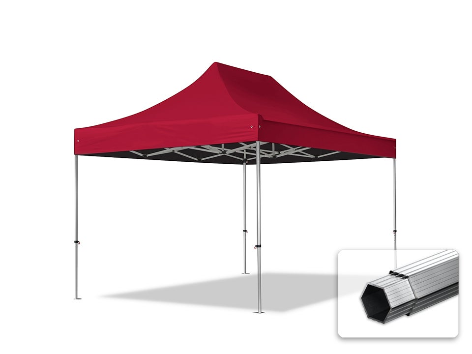 3x4,5 m Namiot Ekspresowy PROFESSIONAL Alu 40 mm, biały