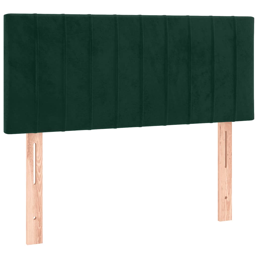 Sommier à lattes avec matelas vert foncé 100x200 cm - 6