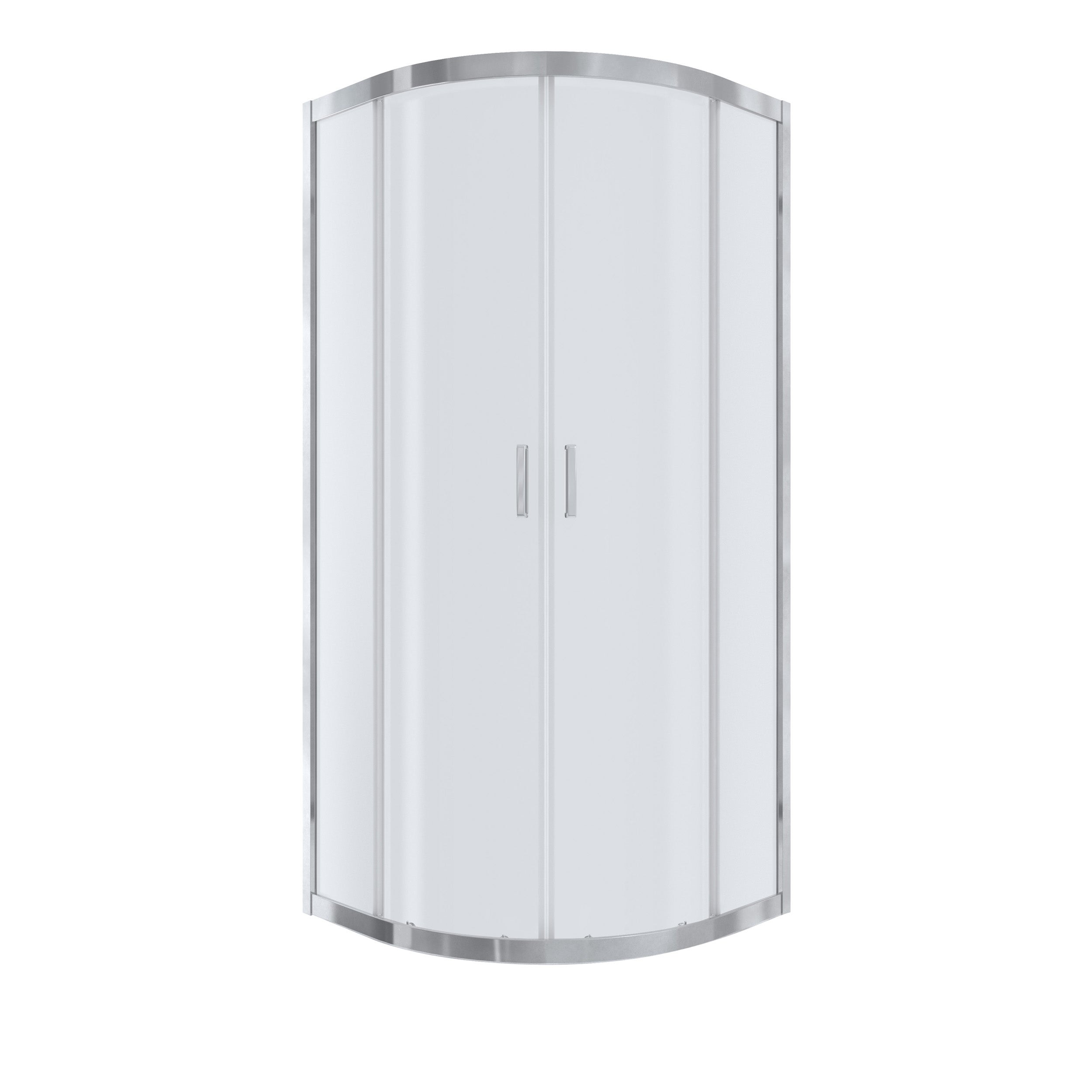 Kabina prysznicowa NAMELESS Durasan 80x80 chrom półokrągła wysoka 1szt.