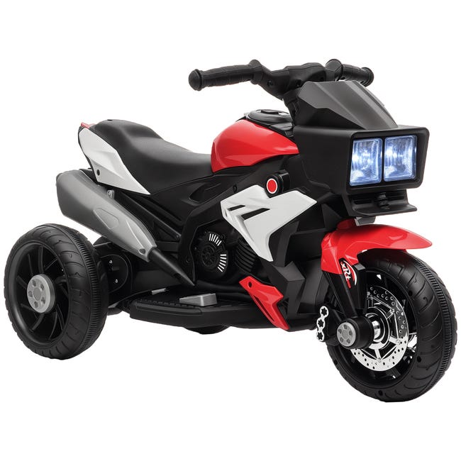 COSTWAY Moto Électrique pour Enfants 12V 6km/h avec 2 Roues Détachables, Moto Police avec 2 Coffre à Jouets, Musique, USB, Klaxon, Sirène, pour Enfant COSTWAY Moto Électrique pour Enfants 12V 6km/h avec 2 Roues Détachables, Moto Police avec 2 Coffre à Jouets, Musique, USB, Klaxon, Sirène, pour Enfant