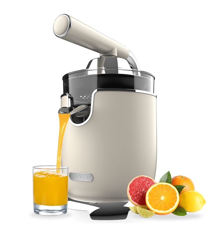 Cecotec Beige Exprimidor Xqueeze Retrojuice 1000 1000W Con Contenedor De Jugo - Imagen 2