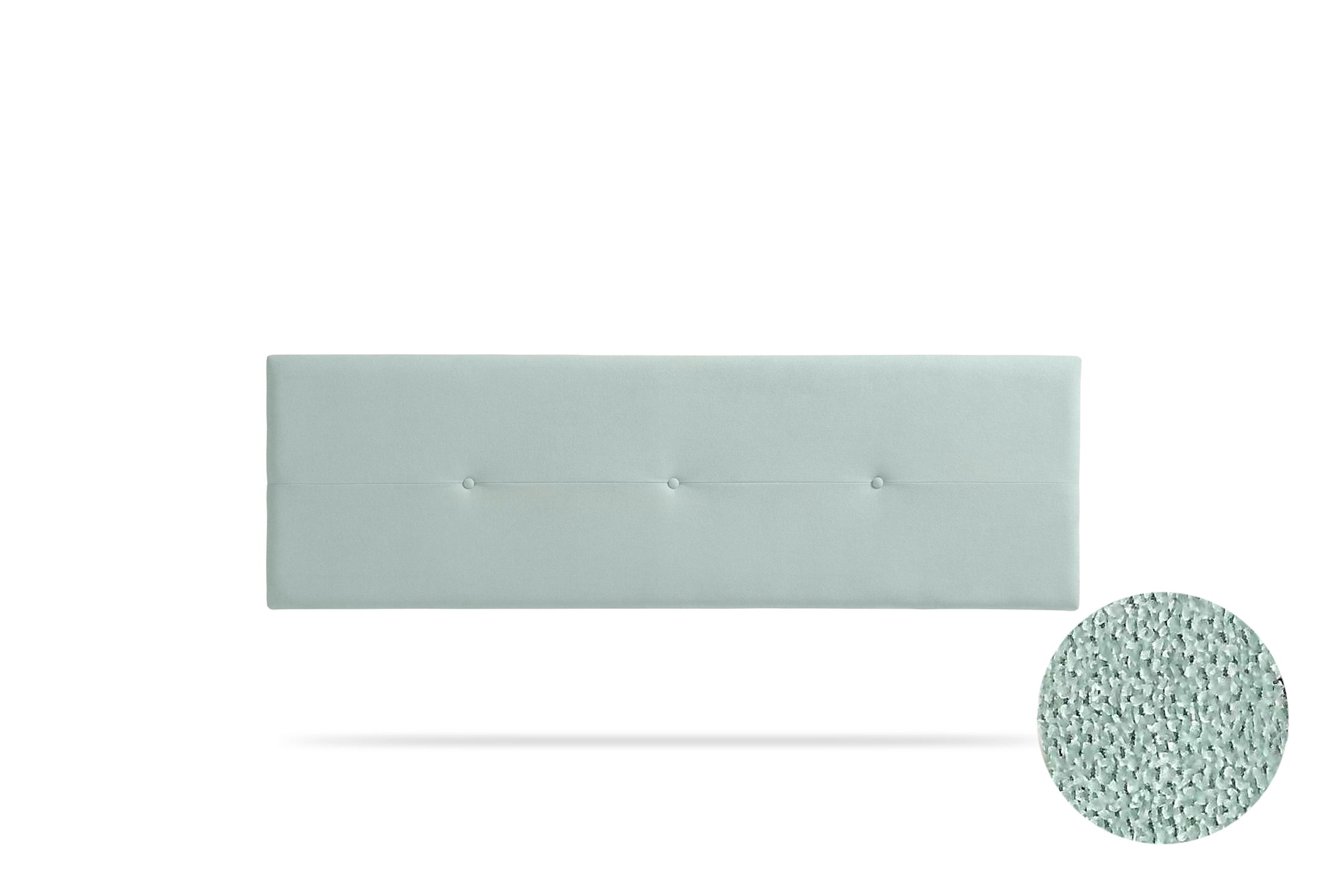 Cabecero Tapizado NAPOLI Acualine 160x50x5 cm - VERDE AGUA - Moonia - 3