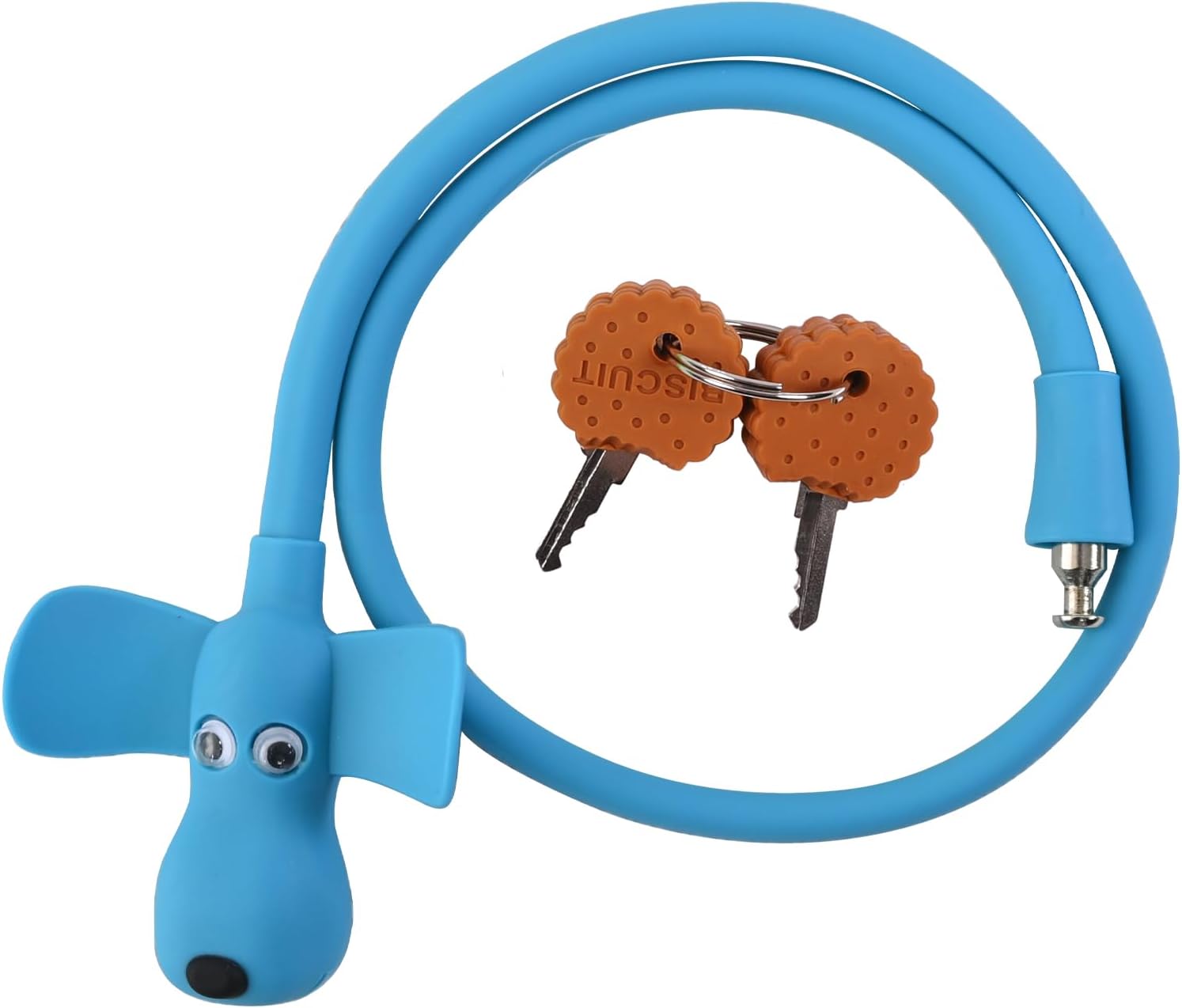 Antivol de vélo recouvert de silicone pour enfants, cadenas de dessin animé, serrure pour vélo, porte, skateboard, casque et plus encore | Leroy Merlin