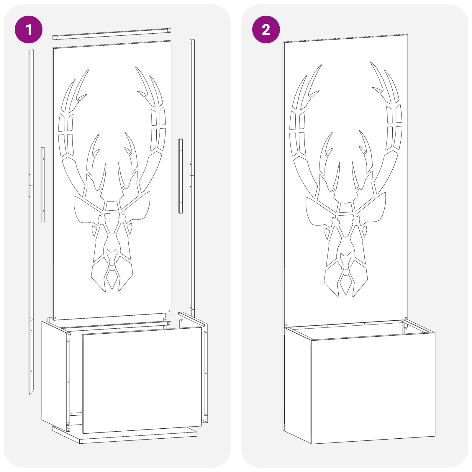 Écran de confidentialité de jardin Argent 50 x 150 cm vidaXL - 9