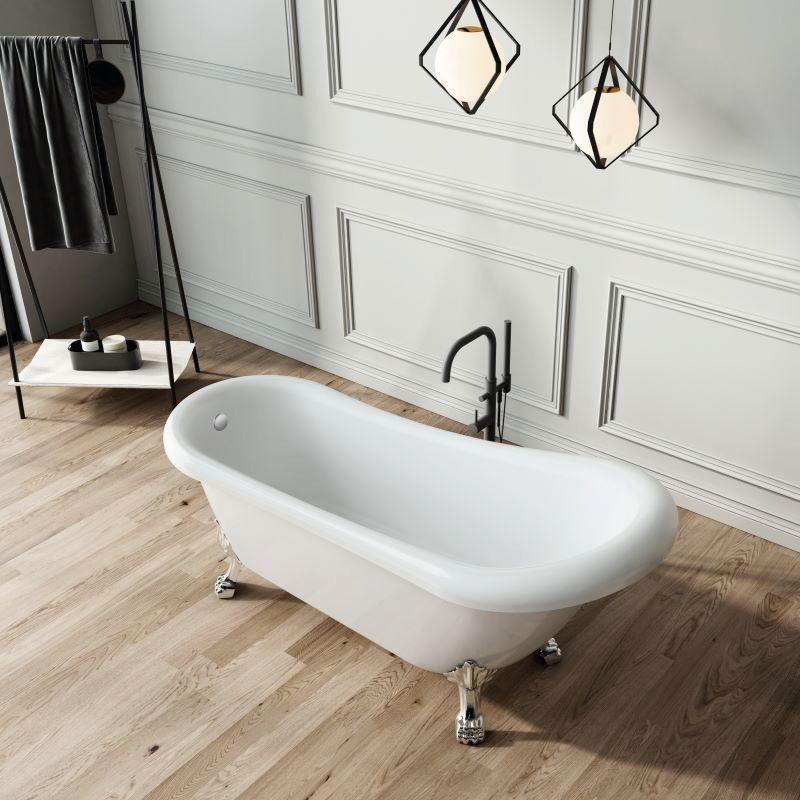 Bañera con patas RICHMOND 155 cm patas LEÓN DORADAS - 9